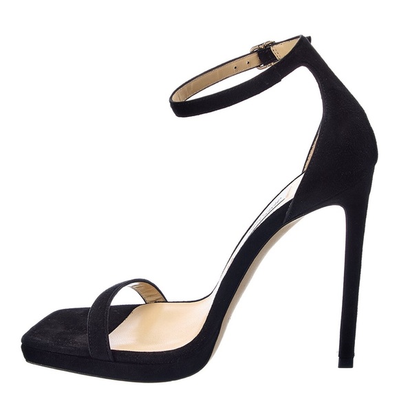 Jimmy Choo London Alva (Black) 120mm stilletos size 37, suede - Picture 3 of 7